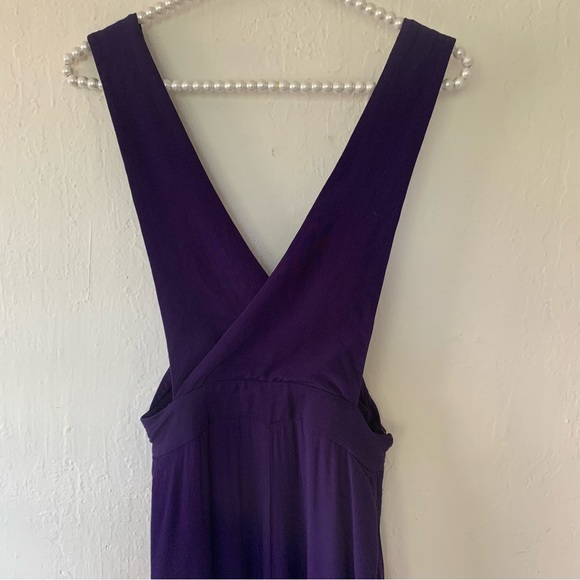 Anthropologie Maeve Souxanne Wide Leg Apron Jumpsuit Overalls - Picture 8 of 15